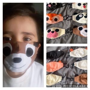 Bear Mask Child’s Mask Kids Mask Filter Anime